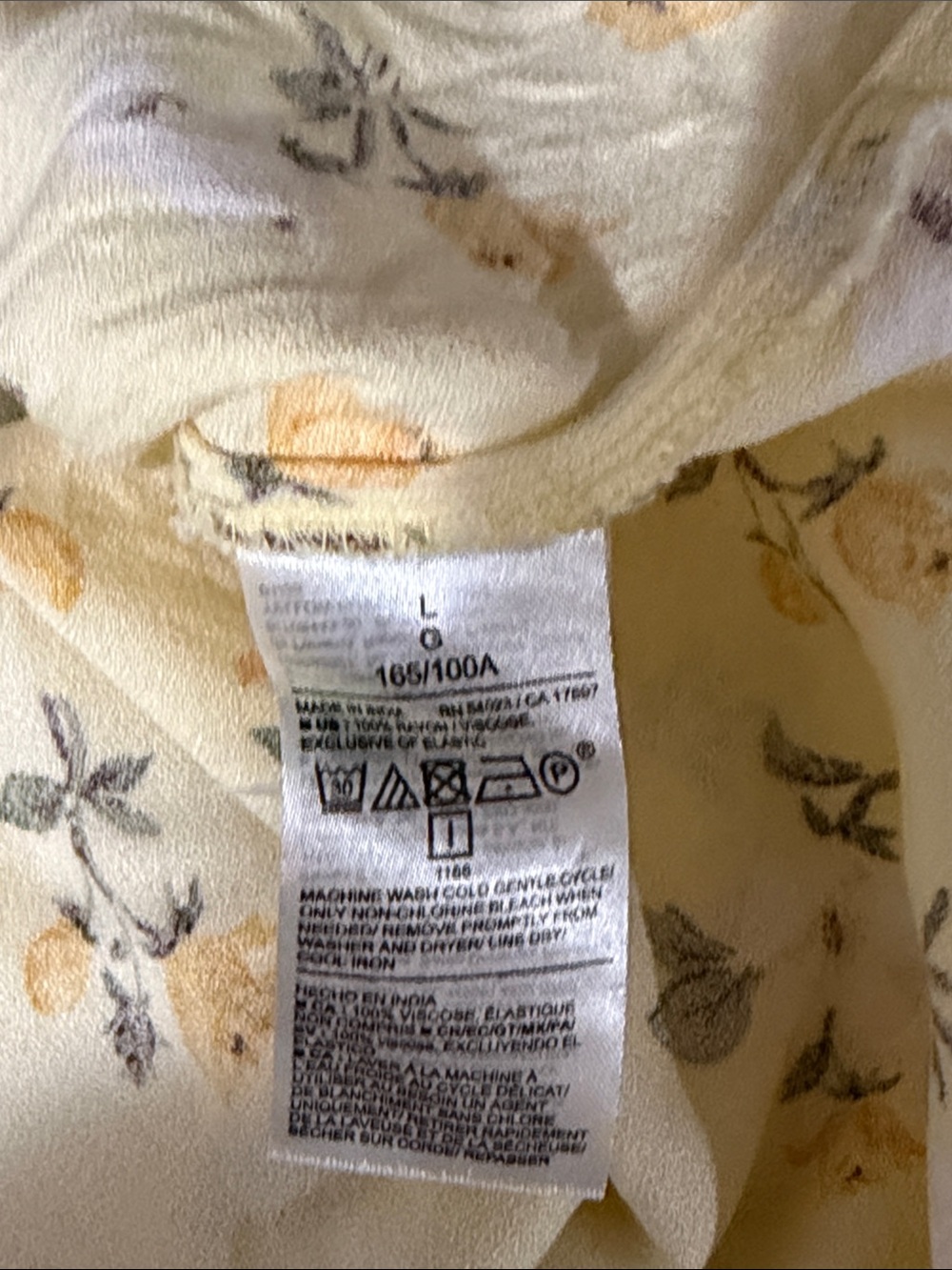 Old Navy Yellow Floral Slip Mini Dress - Picture 4 of 4